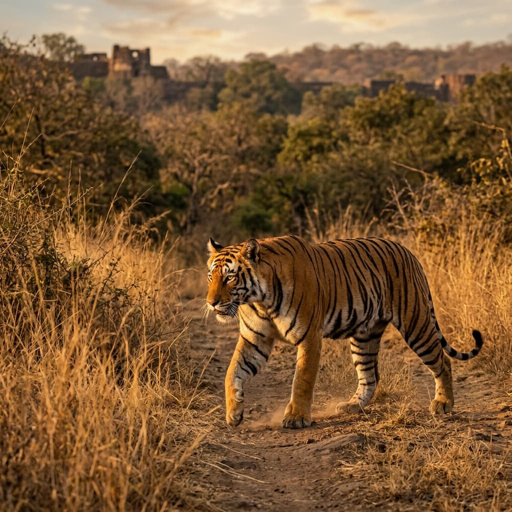Private Golden Triangle Tour with 2 Tiger Safaris & Sunrise Taj Mahal