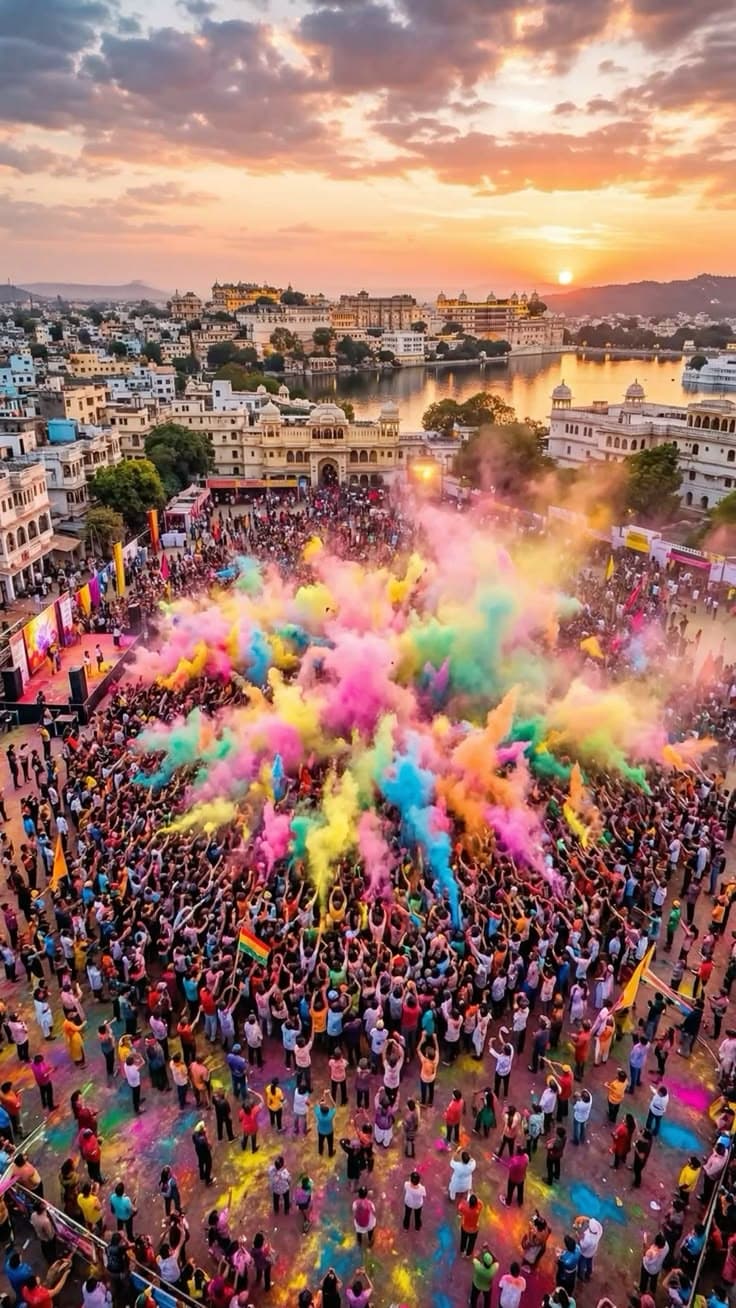 Golden Triangle Tour with Holi Festival 2027